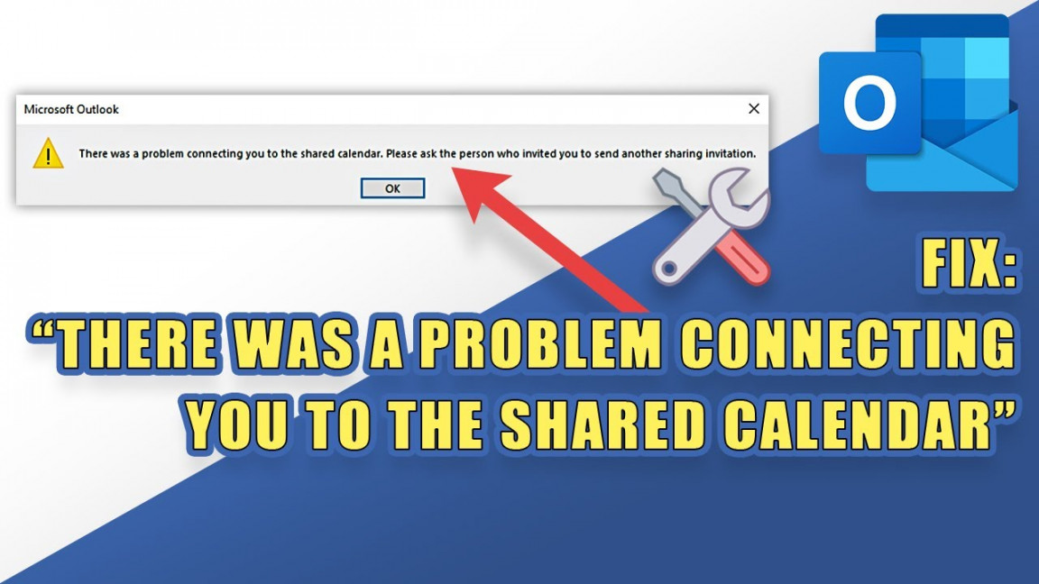 FIX Outlook - "Problem connecting you to the shared calendar"