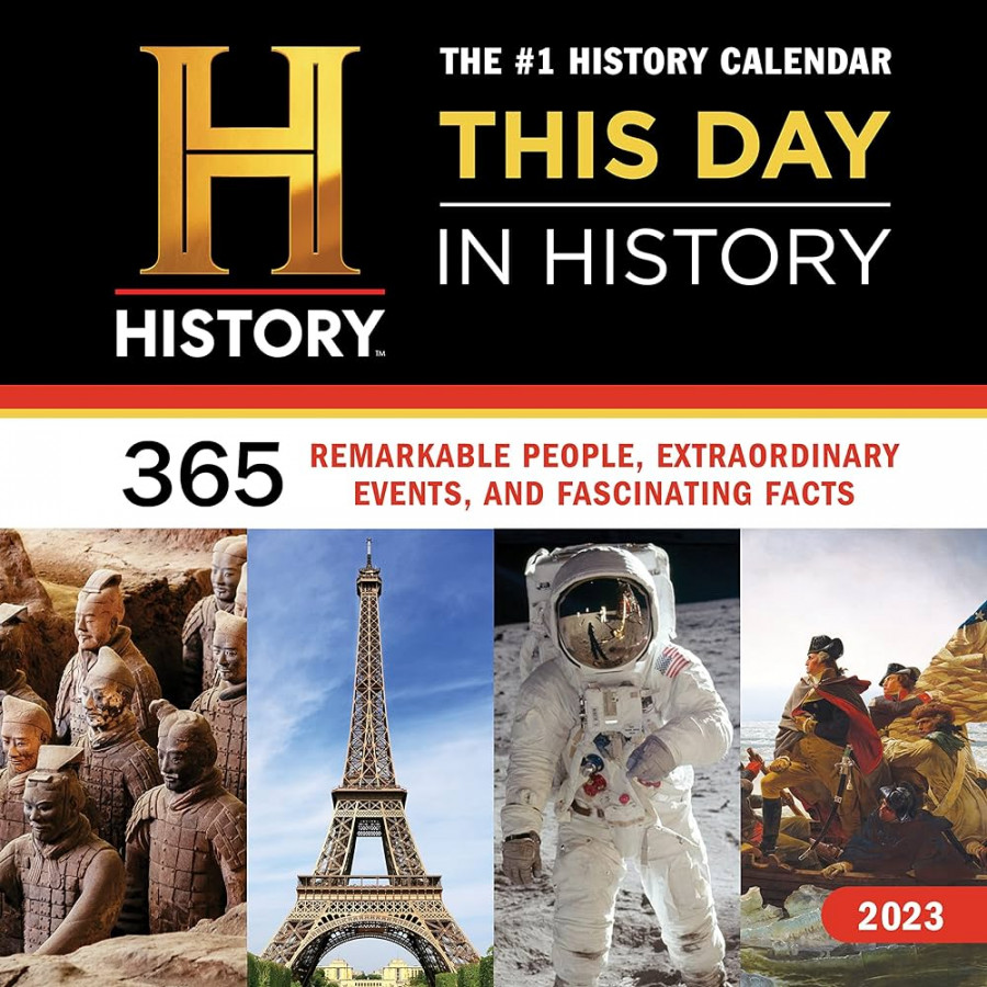 History Channel This Day in History Wall Calendar:  Remarkable  People, Extraordinary Events and Fascinating Facts (Hanging Monthly  Photography