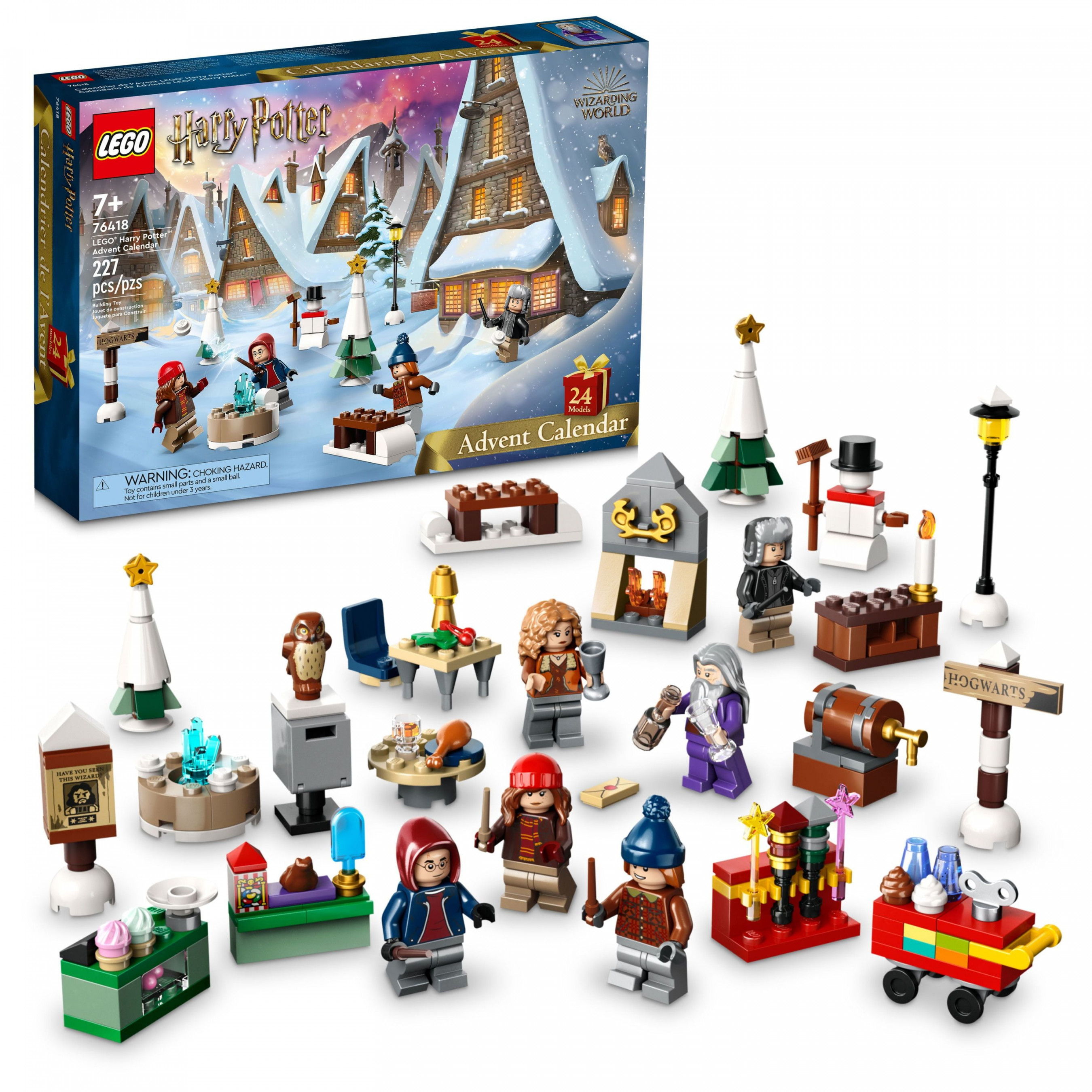 LEGO Harry Potter  Advent Calendar  Christmas Countdown Playset  with Daily Suprises, Discover New Experiences with this Holiday Gift