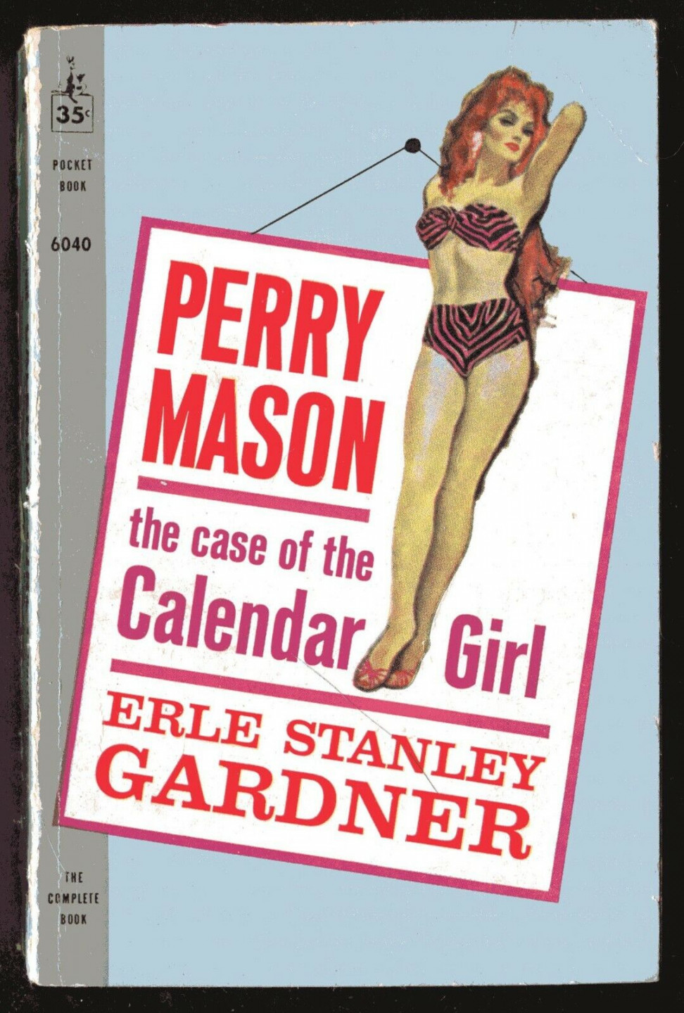 PERRY MASON Erle Stanley Gardner Case of the Calendar Girl First Print  Paperback