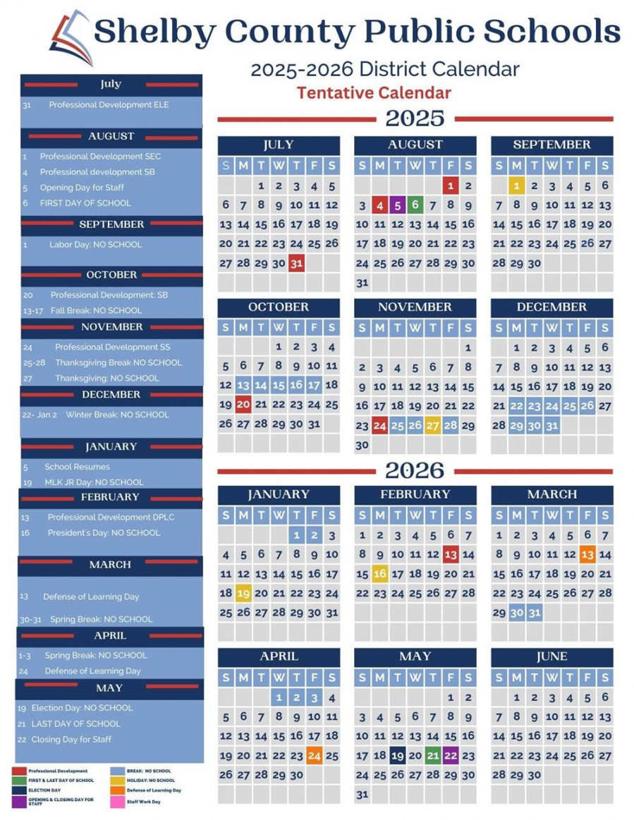 Shelby County Public Schools / Calendar