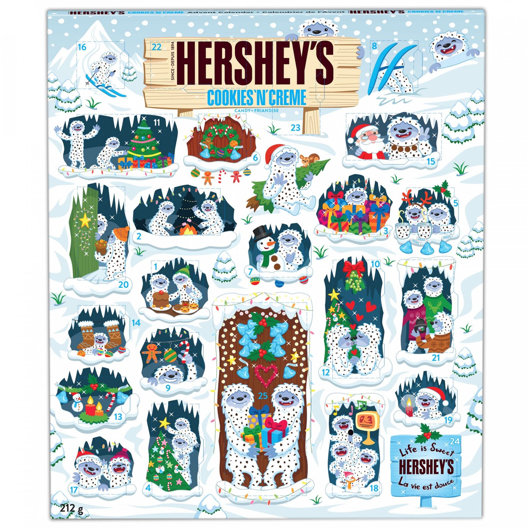Hersheys Cookies n Creme Advent Calendar g/