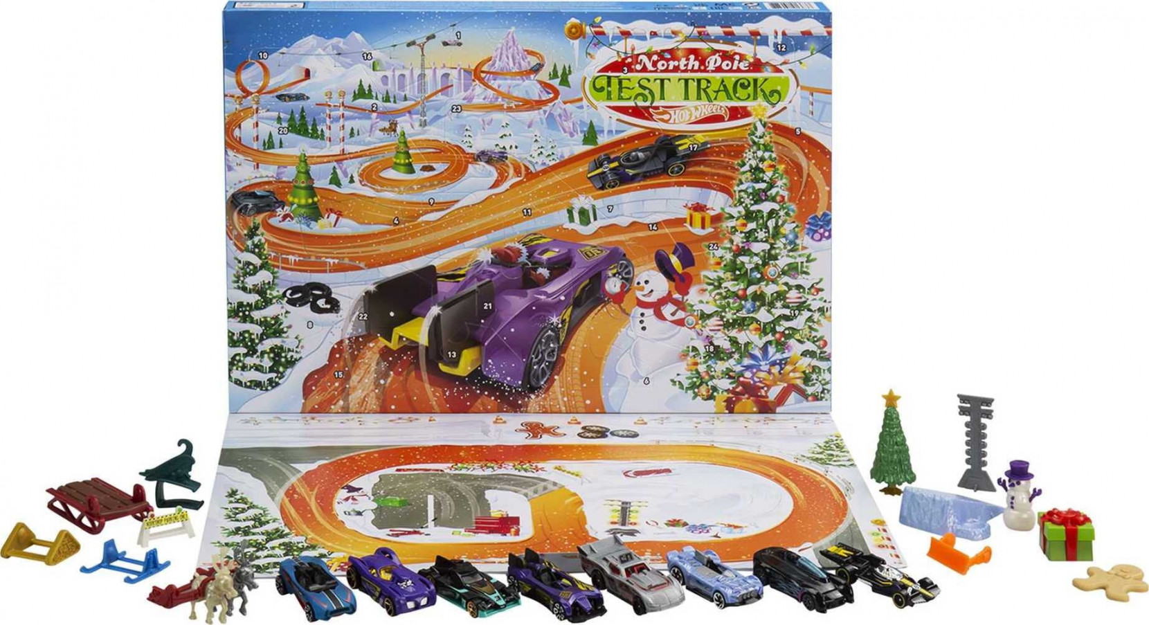 Hot Wheels  Advent Calendar for Collectors & Kids  Years & Older