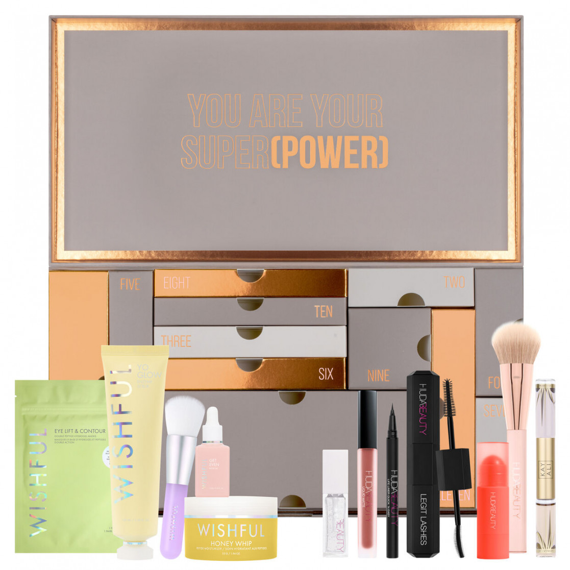 Huda Beauty x Wishful x Kayali - -Door Advent Calendar