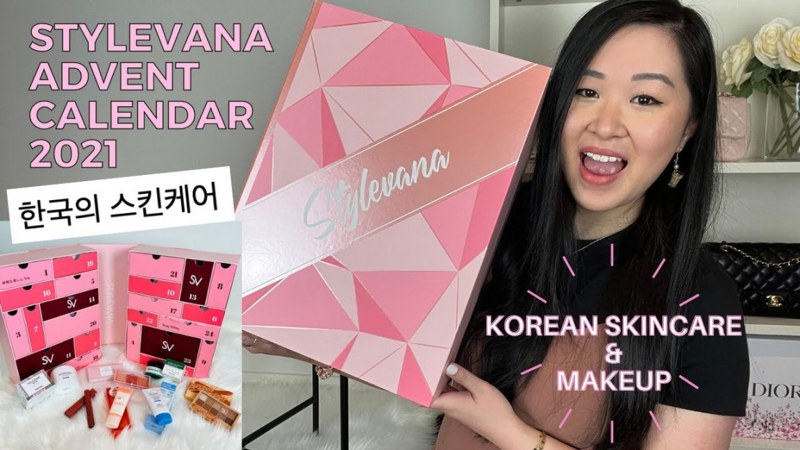 HUGE KOREAN SKINCARE & MAKEUP ADVENT CALENDAR  STYLEVANA ADVENT CALENDAR   UNBOXING