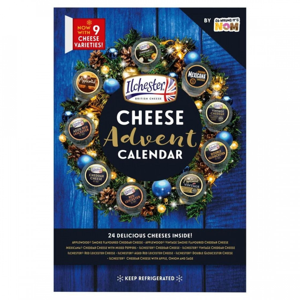 Ilchester Cheese Advent Calendar  Cheeses Assortment  BOX Christmas  Holiday