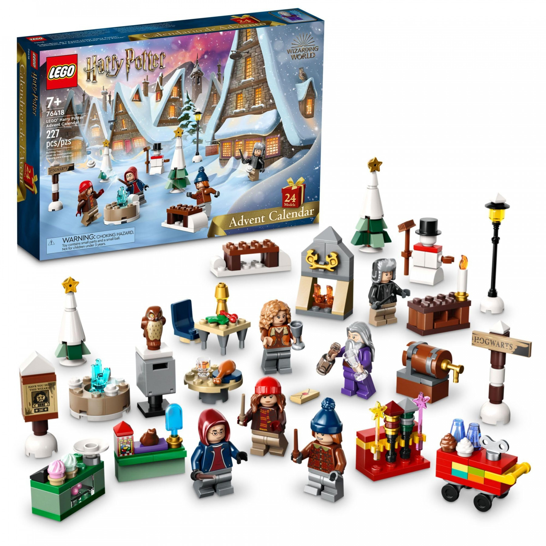 LEGO Harry Potter  Advent Calendar  Christmas Countdown Playset  with Daily Suprises, Discover New Experiences with this Holiday Gift