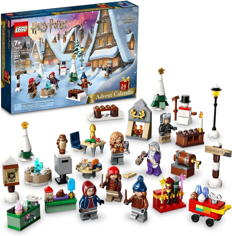 LEGO Harry Potter  Advent Calendar  Christmas Countdown Playset  with Daily Suprises, Discover New Experiences with this Holiday Gift