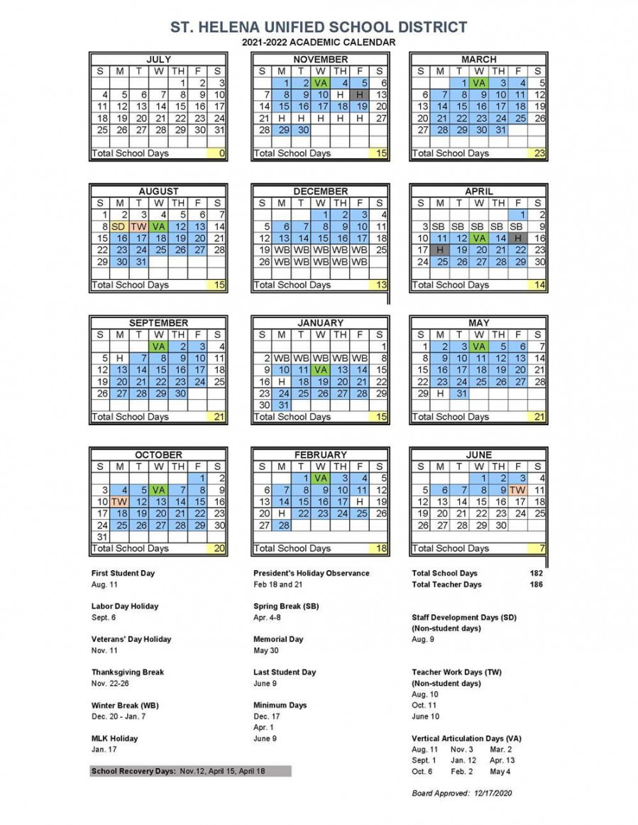 San Francisco Unified Calendar