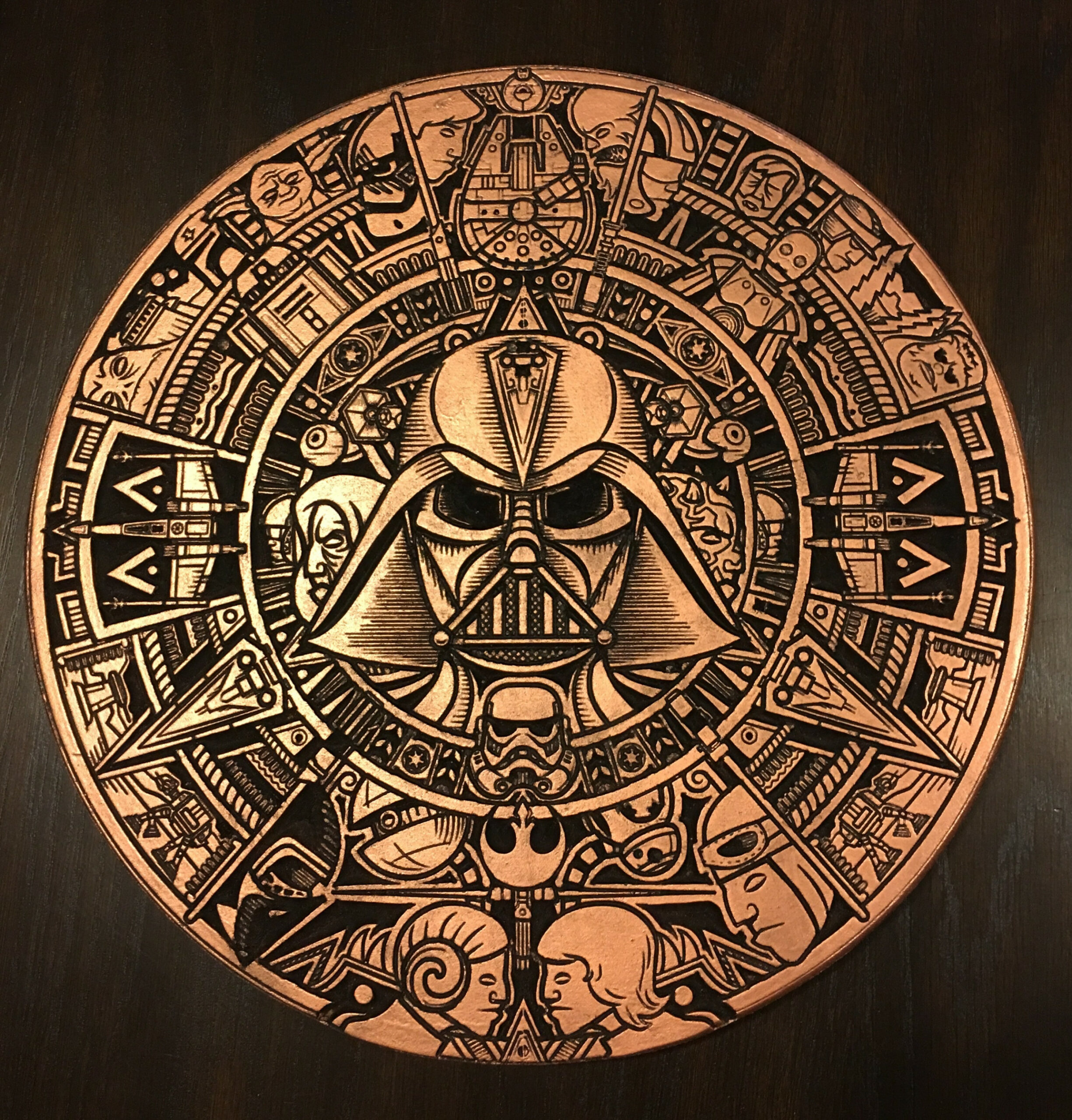 Star Wars Aztec Calendar - Gallery - Carbide D Community Site