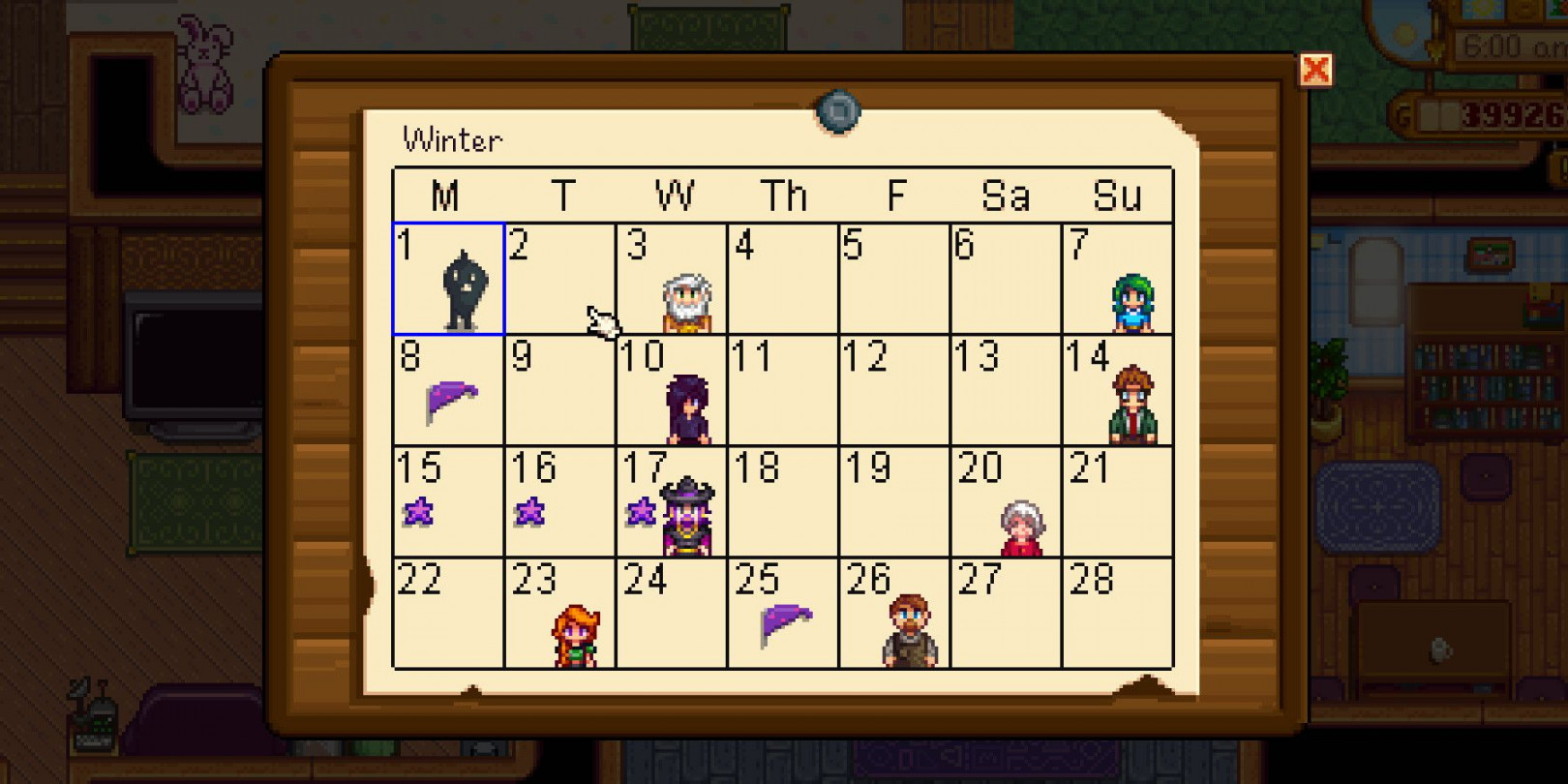 Stardew Valley: The Complete Calendar