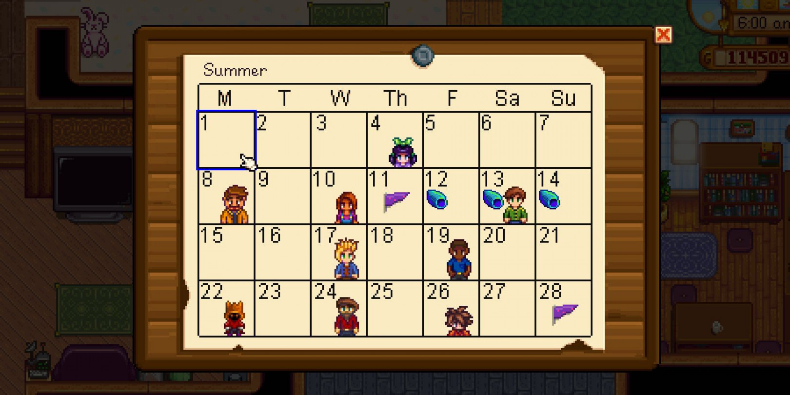 Stardew Valley: The Complete Calendar