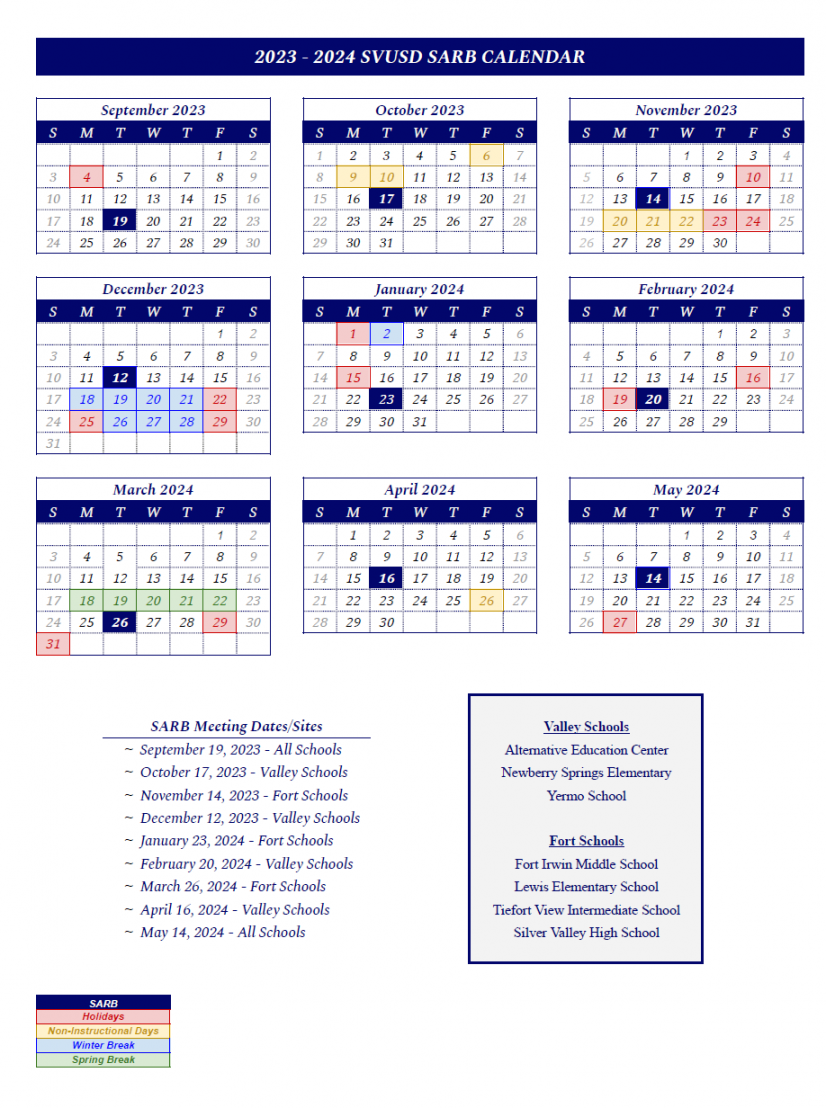 Student Attendance Review Board (SARB) - Silver Valley Unified