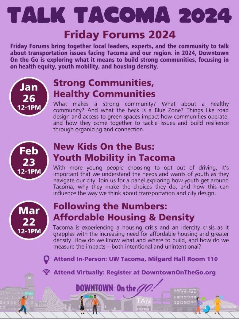 Talk Tacoma  Friday Forum: Strong Communities, Healthy