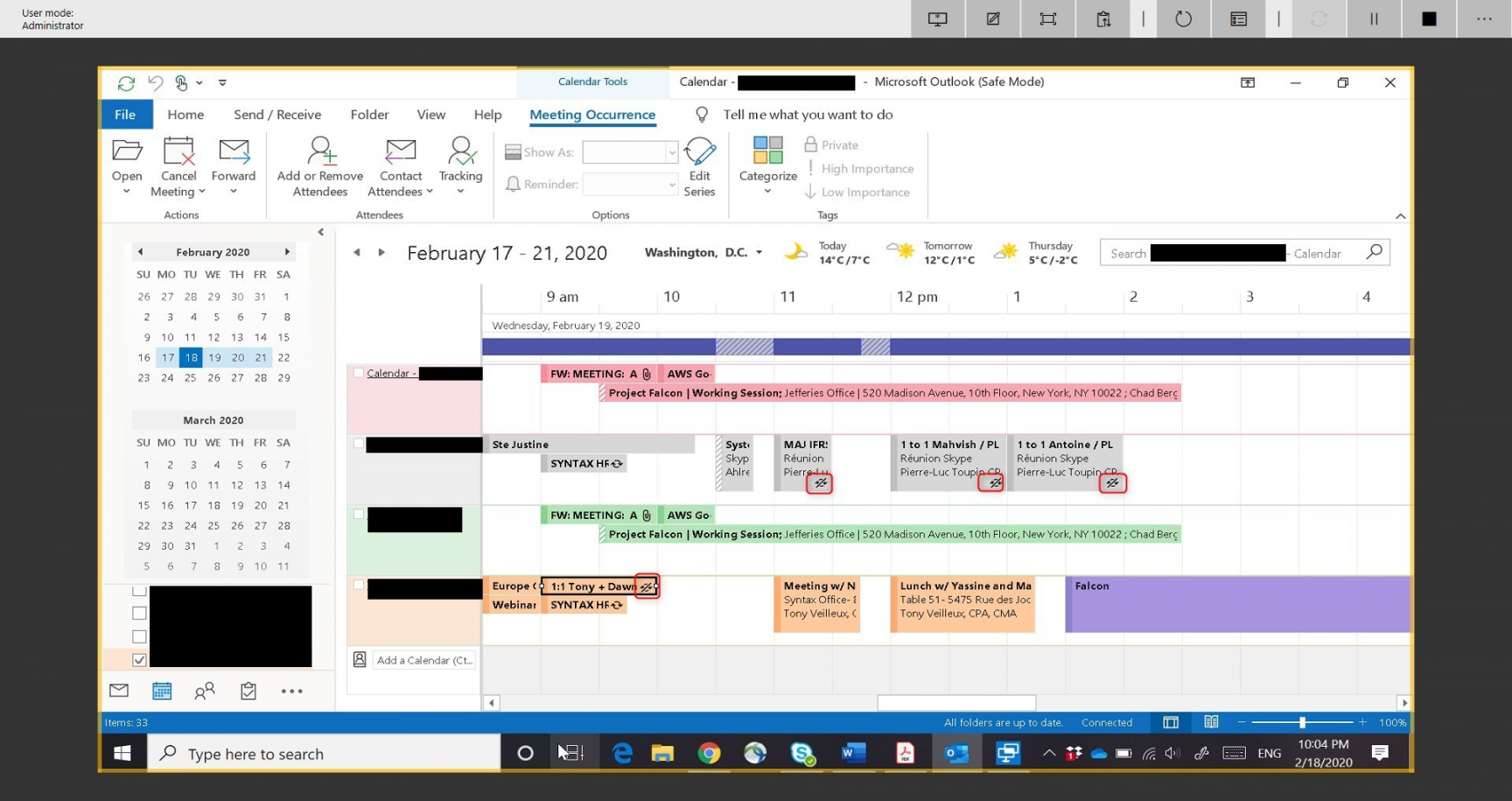 Unable to SYNC meetings on Outlook Calendar - Microsoft Community
