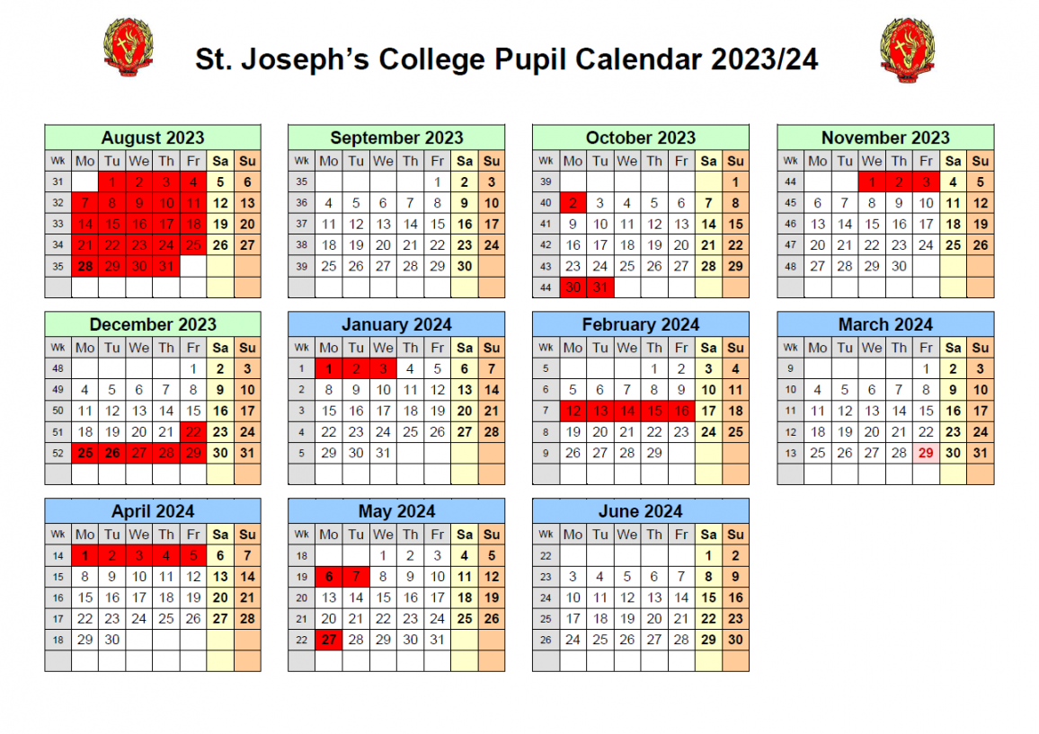 Calendar - St