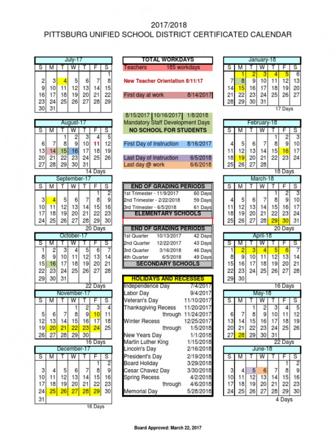 - Certificated Calendar  PDF  Academic Term  Traditions