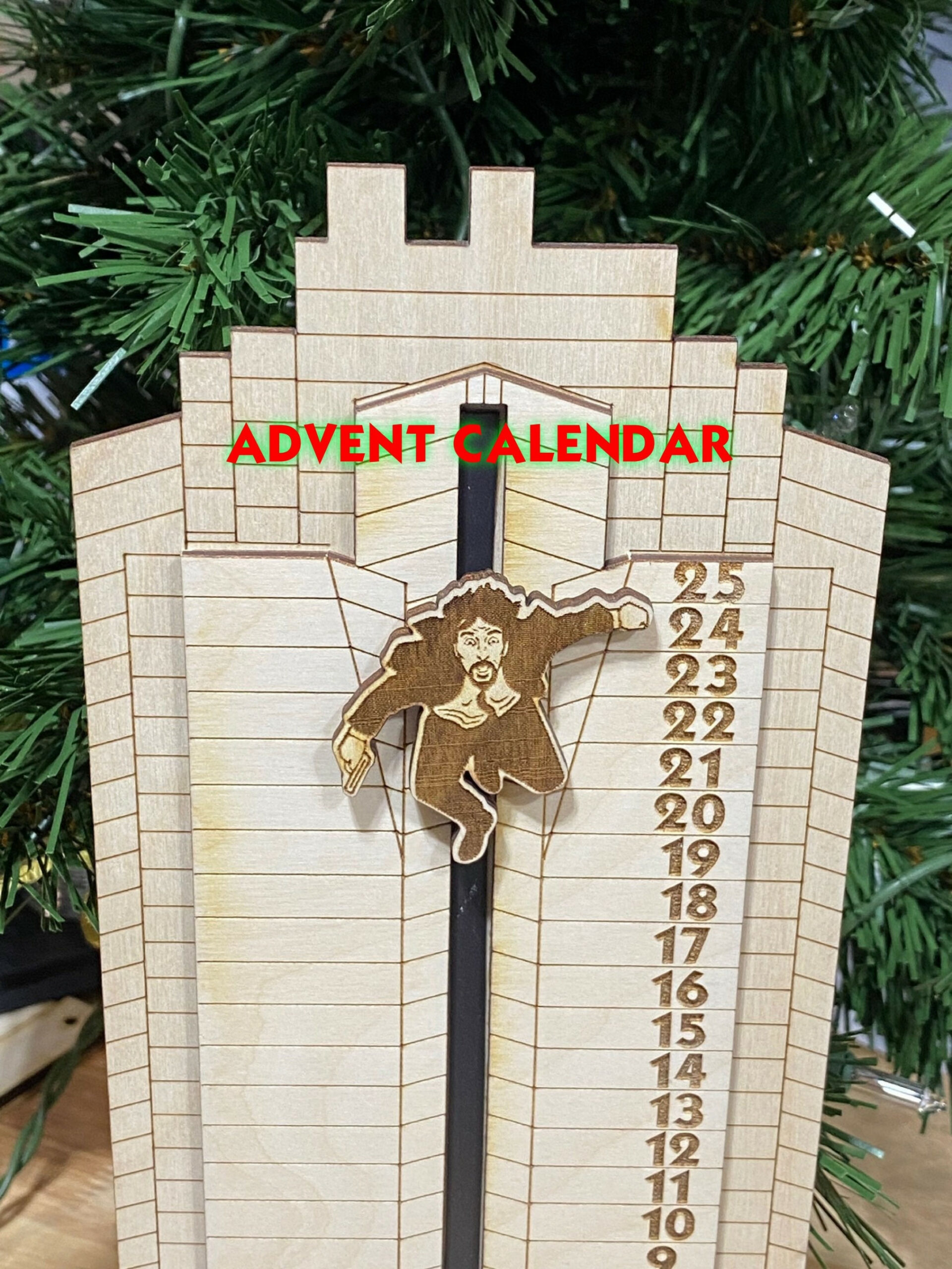 Die Hard Inspired Advent Calendar Hans Gruber Falling off Nakatomi