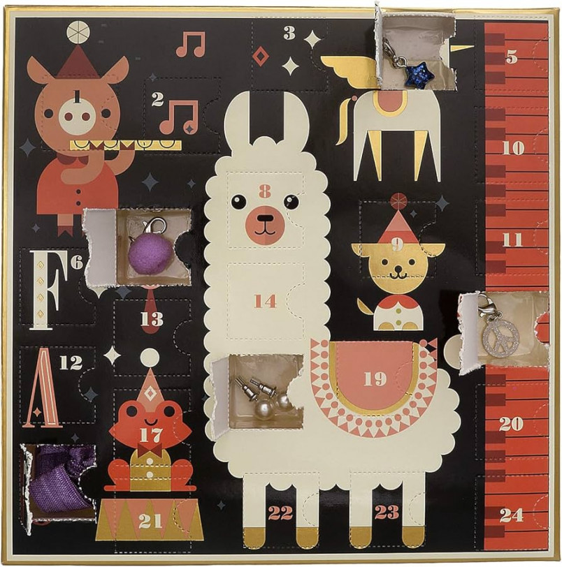 FAO Schwarz Advent Calendar Earring Box Set