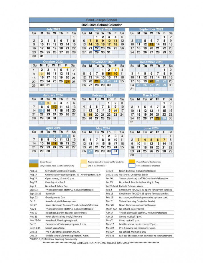 FINAL - SJS Calendar