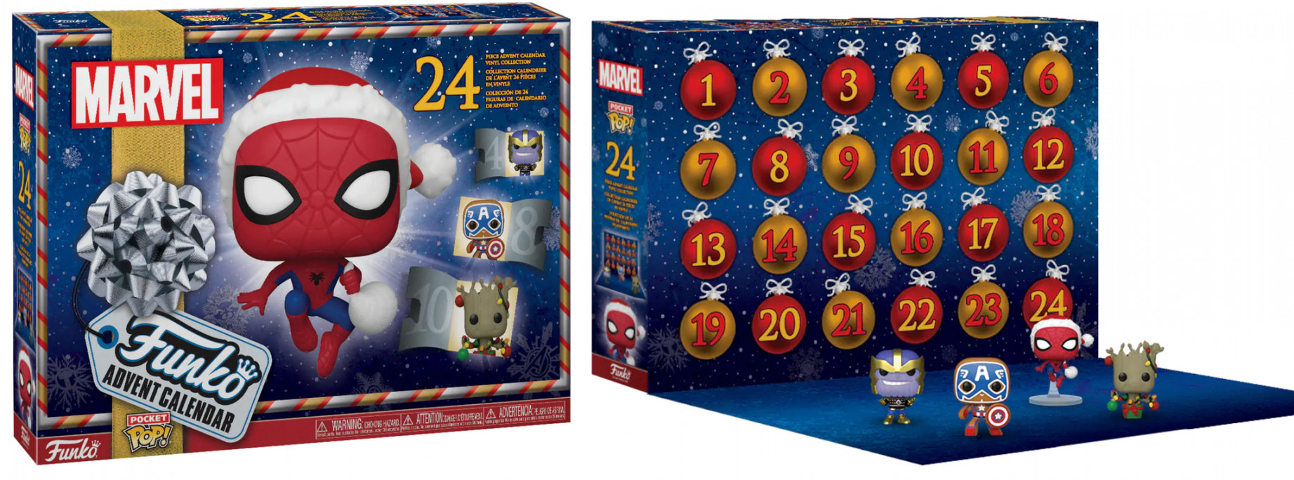 Funko!  Pop mini-figure Marvel Advent Calendar ()