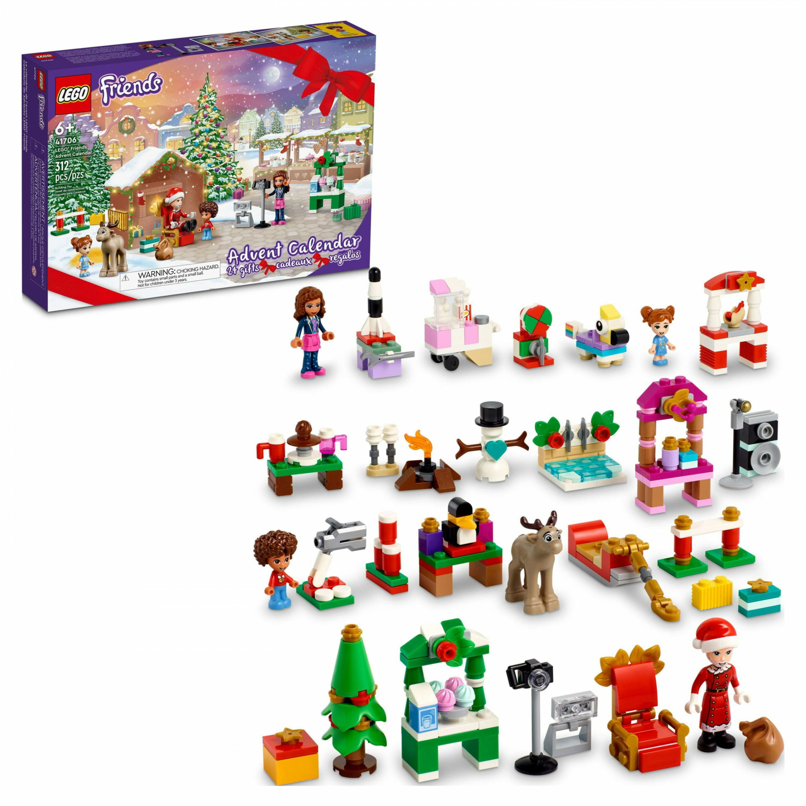 LEGO Friends  Advent Calendar  Building Toy Set ( Pieces)