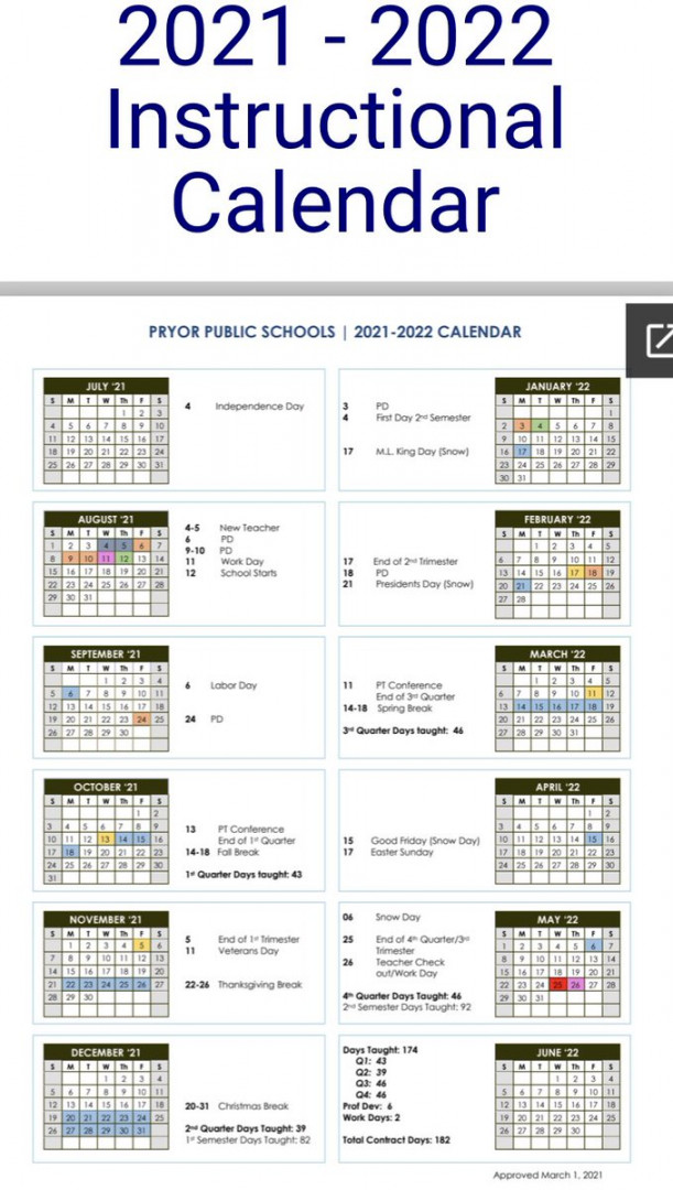 Pryor Schools on X: "School starts in  month! Here is the 202-