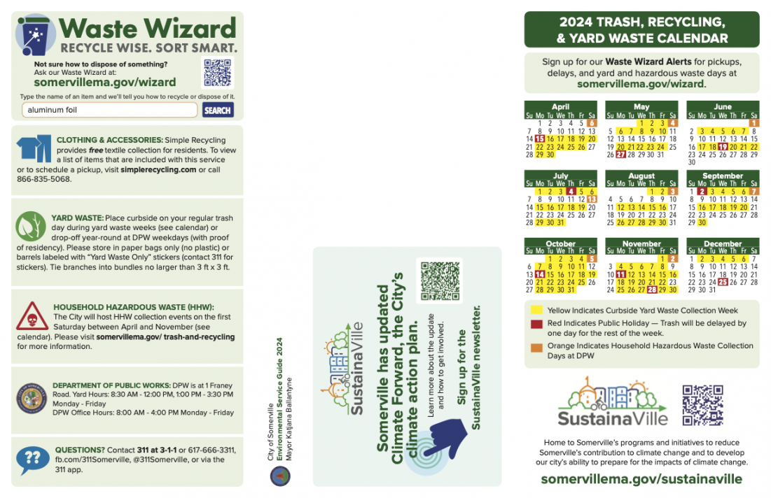 Somerville Trash & Recycling Information  City of Somerville