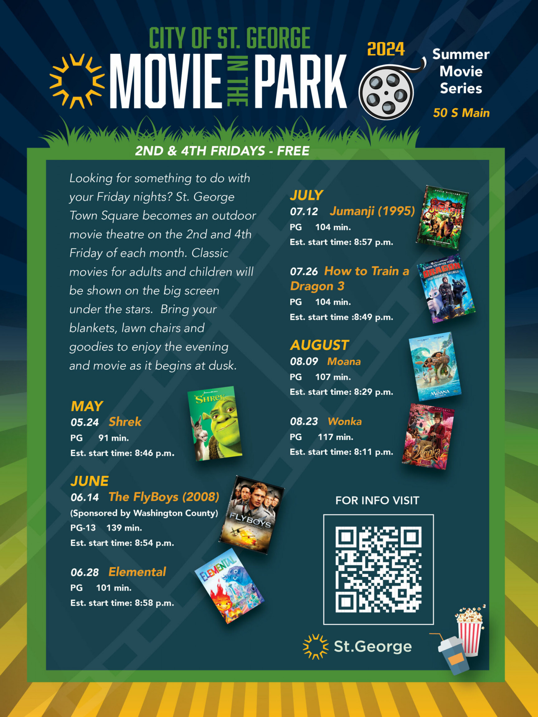 St. George Movie in the Park Series , City of St