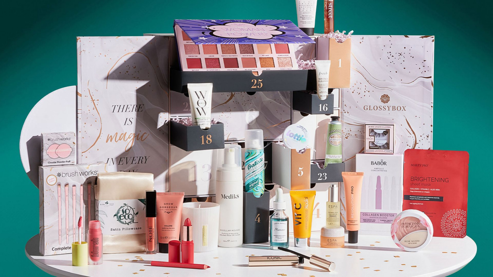 The GLOSSYBOX beauty advent calendar  is still in stock - but