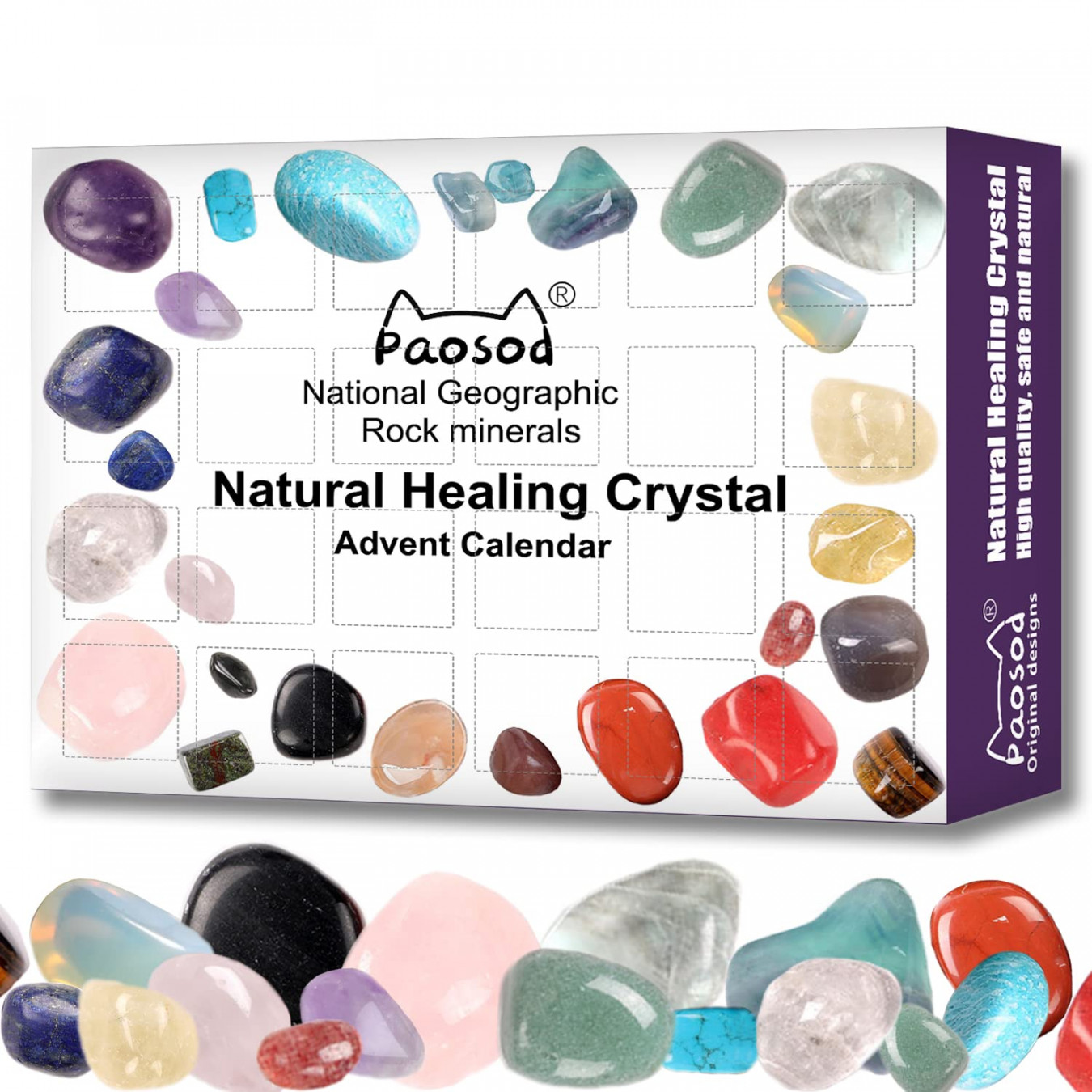 Advent Calendar , Crystals and Healing Stones, Advent Calendar for  Adults and Teens, with Crystals & Rocks & Minerals, Gifts for Women,  Crystal