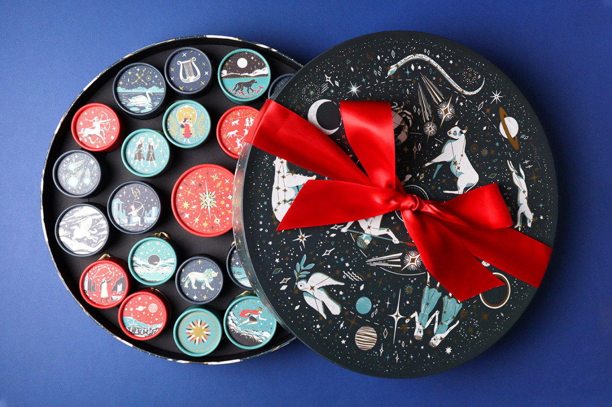 Dandelion Chocolate  Constellations Advent Calendar :: Behance