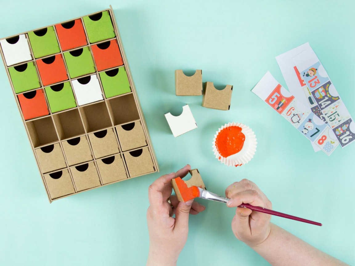 DIY Advent Calendar Box  Fun