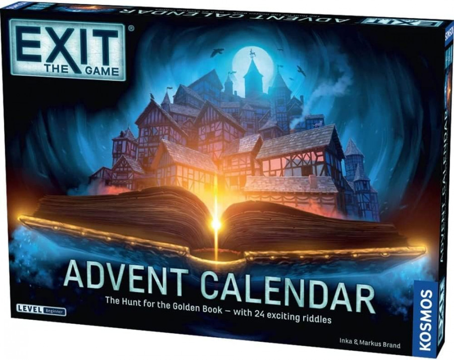 EXIT: Advent Calendar - The Hunt for The Golden Book  EXIT: The Game - A  Kosmos Game  Family-Friendly, Card-Based at-Home Escape Room Experience in