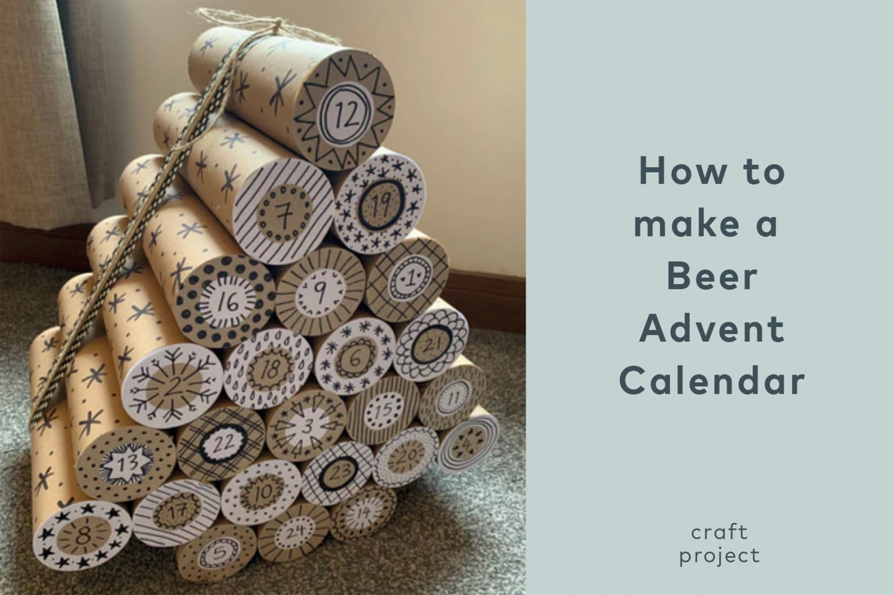 How to make a BEER ADVENT CALENDAR – rankidoodleprintshop