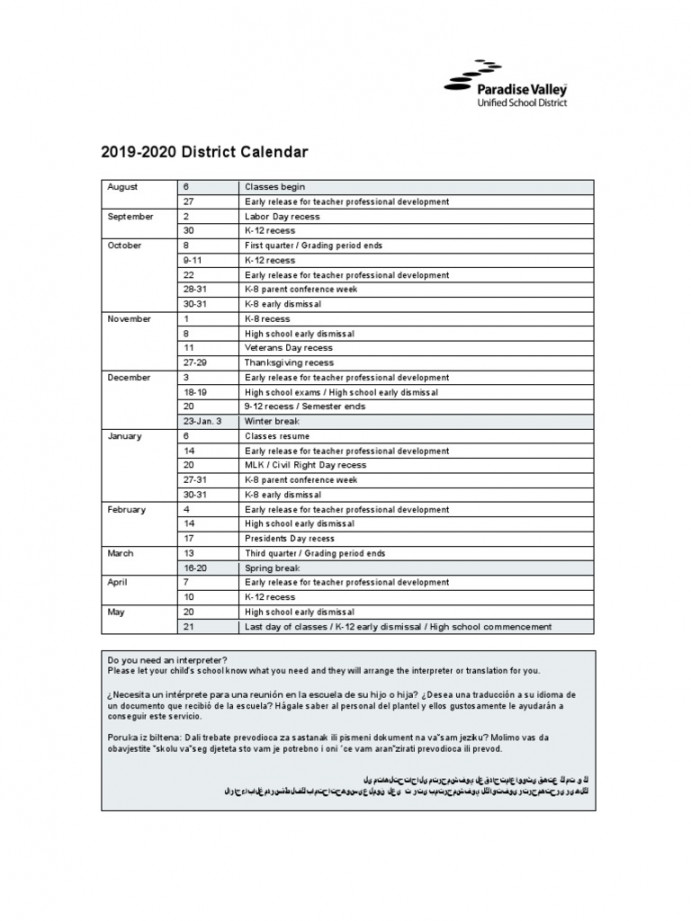 - Pvusd District Calendar  Download Free PDF