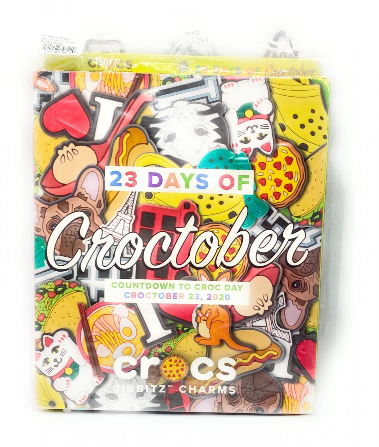 RARE! Crocs Jibbitz Charms  Days of Croctober Calendar-Hard to Find