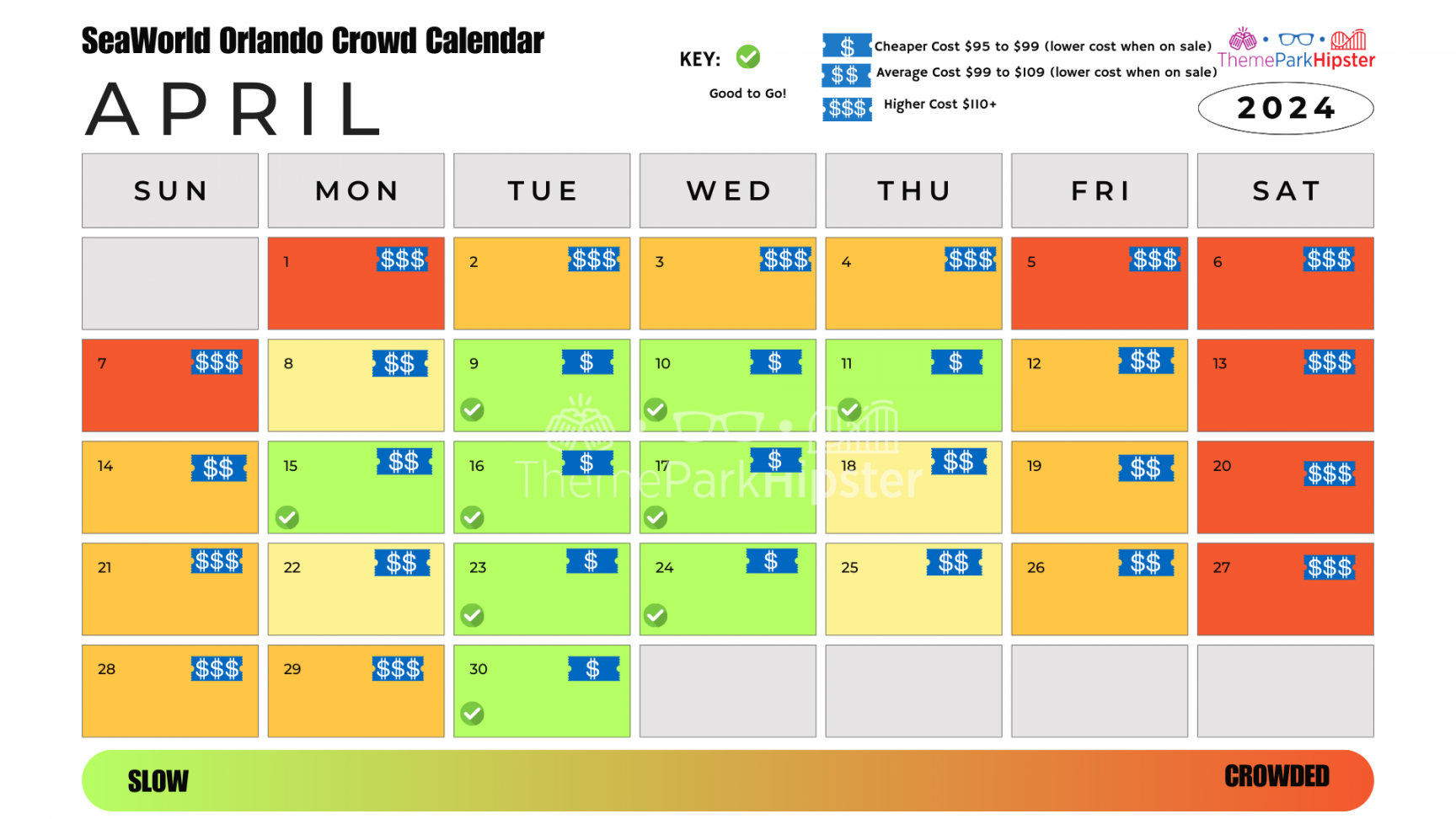 SeaWorld Orlando Crowd Calendar: AVOID THE LONG Wait Times