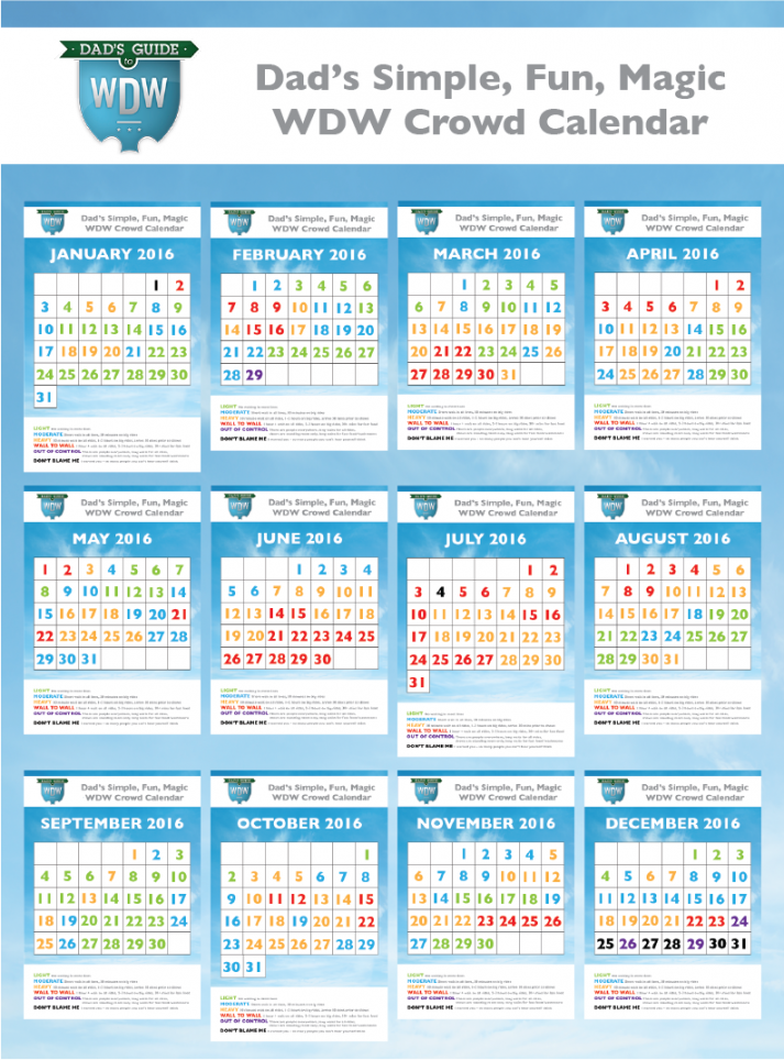 Six Flags Magic Mountain Crowd Calendar