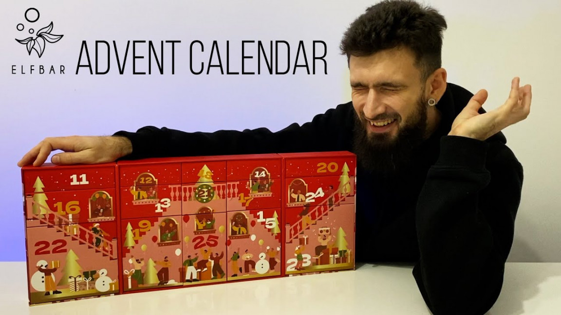 The Elf Bar Advent Calendar for Vape Enthusiasts in  - Ecigator