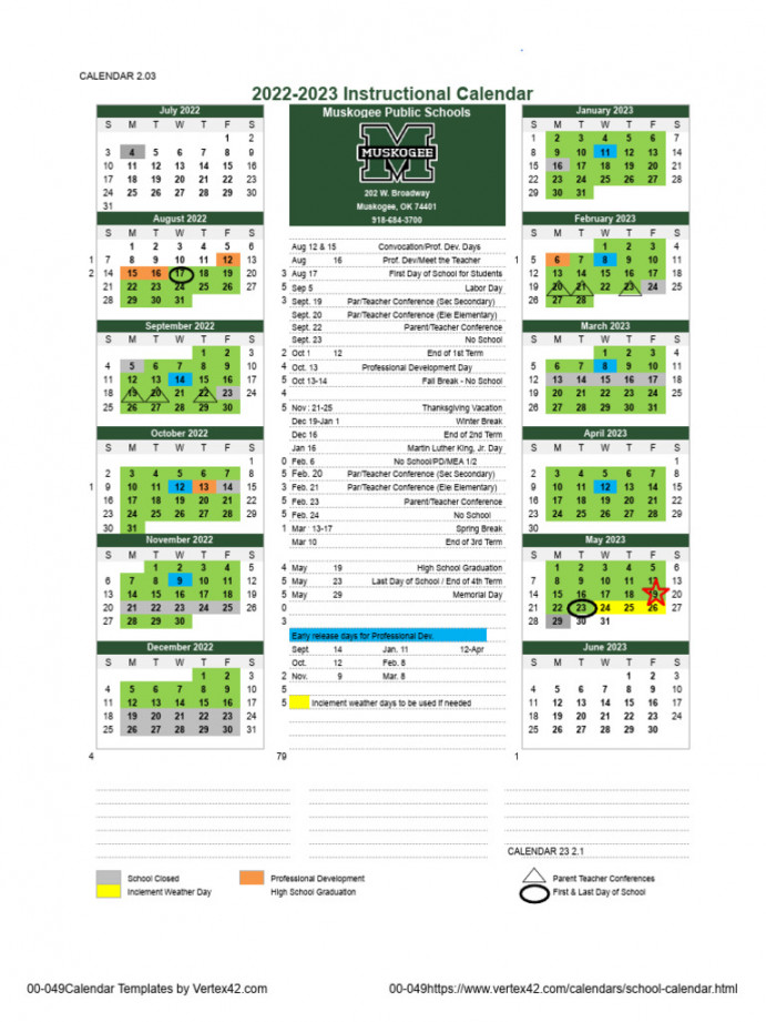 AFP School cALENDER   PDF