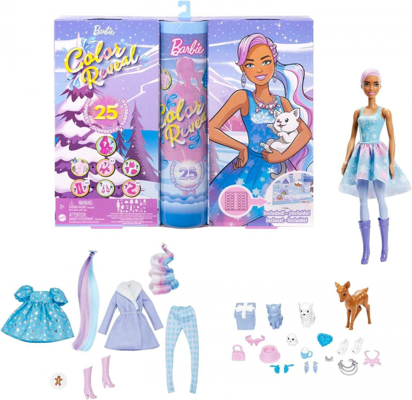 Barbie Color Reveal Advent Calendar - Mattel  (Brand New)