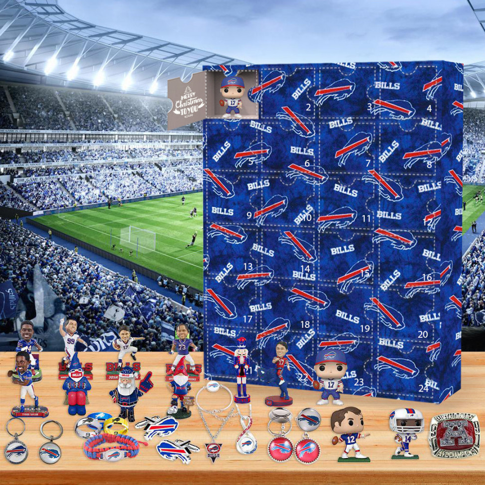 Buffalo Bills Advent Calendar -- The One With  Little Doors