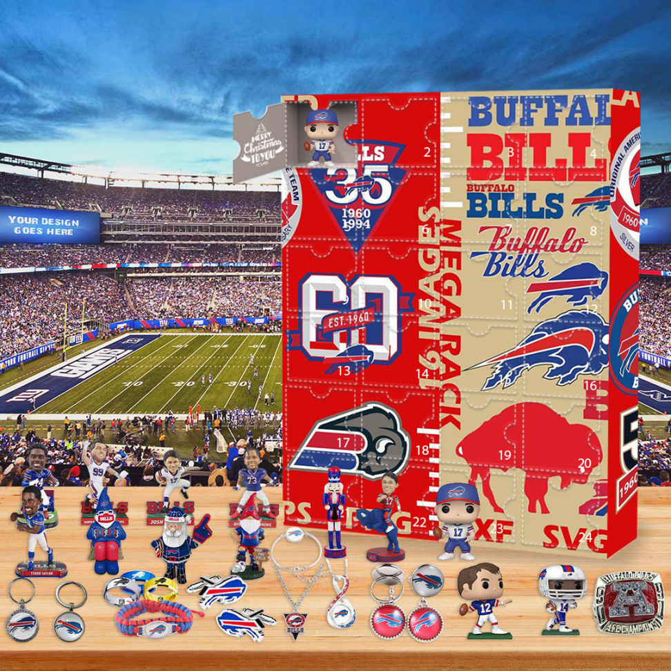 Buffalo Bills Advent Calendar -- The One With  Little Doors