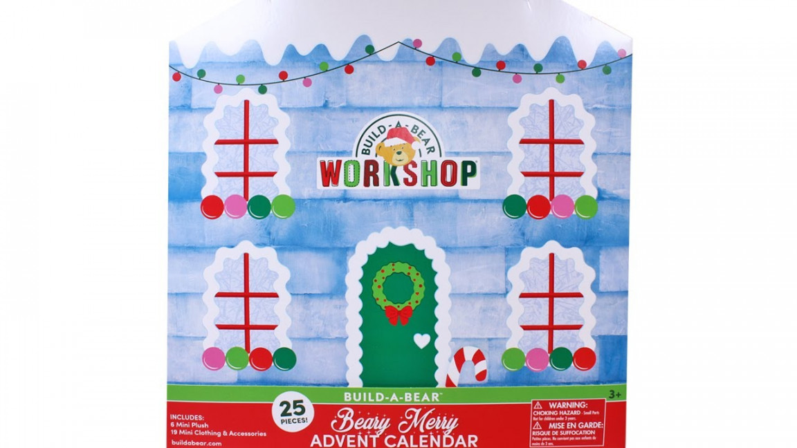 Build a Bear Workshop Beary Merry Advent Calendar  Unboxing Toy Review