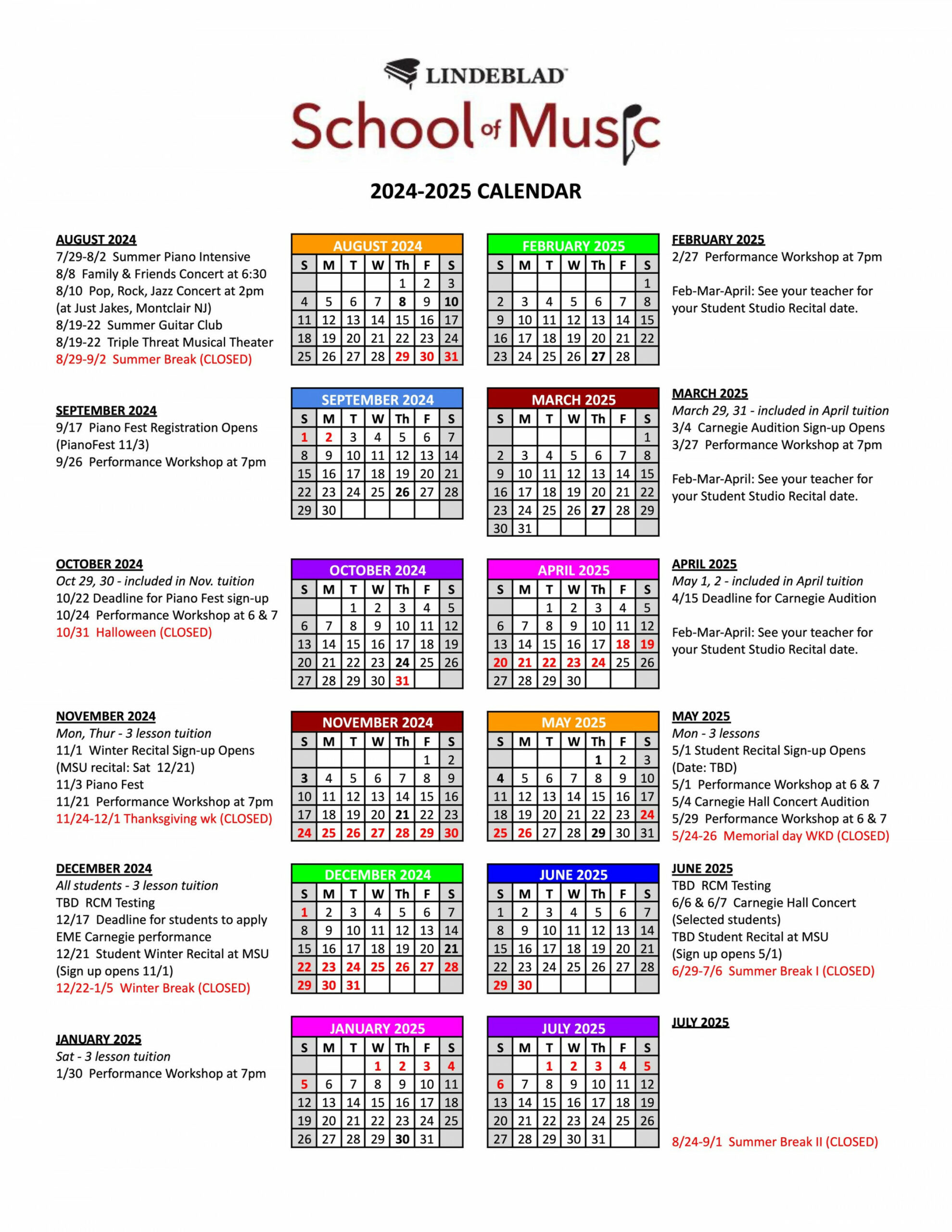 Calendar -