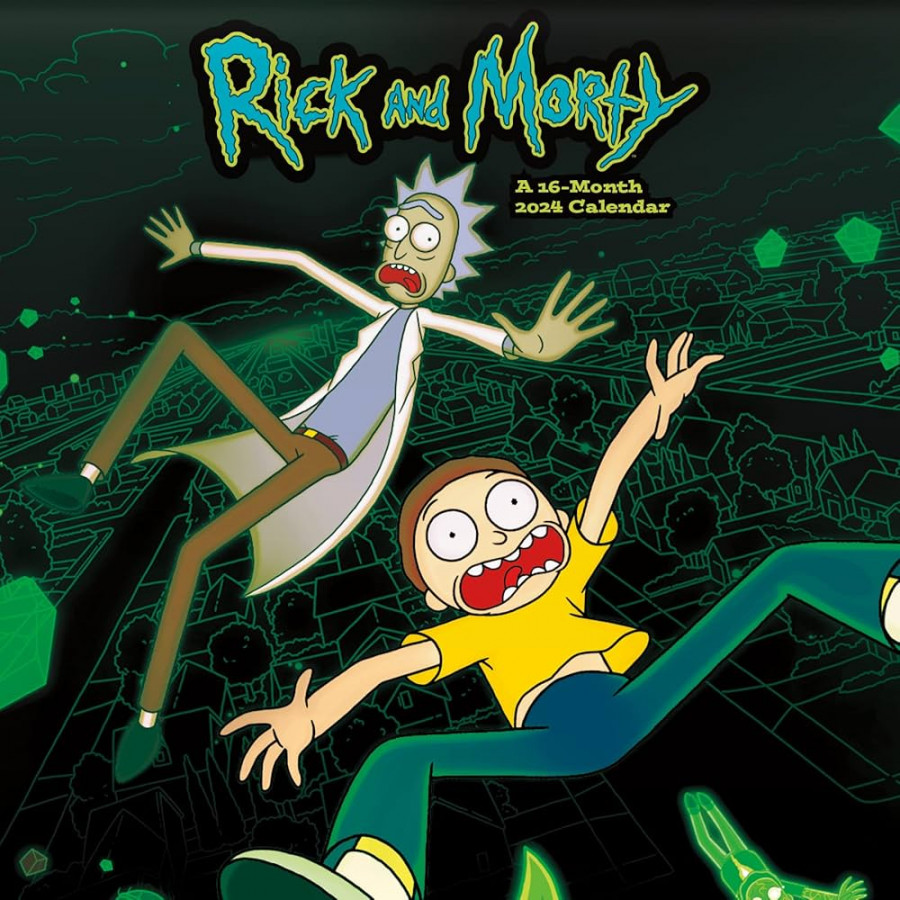 Cartoon Network Rick and Morty Wall Calendar