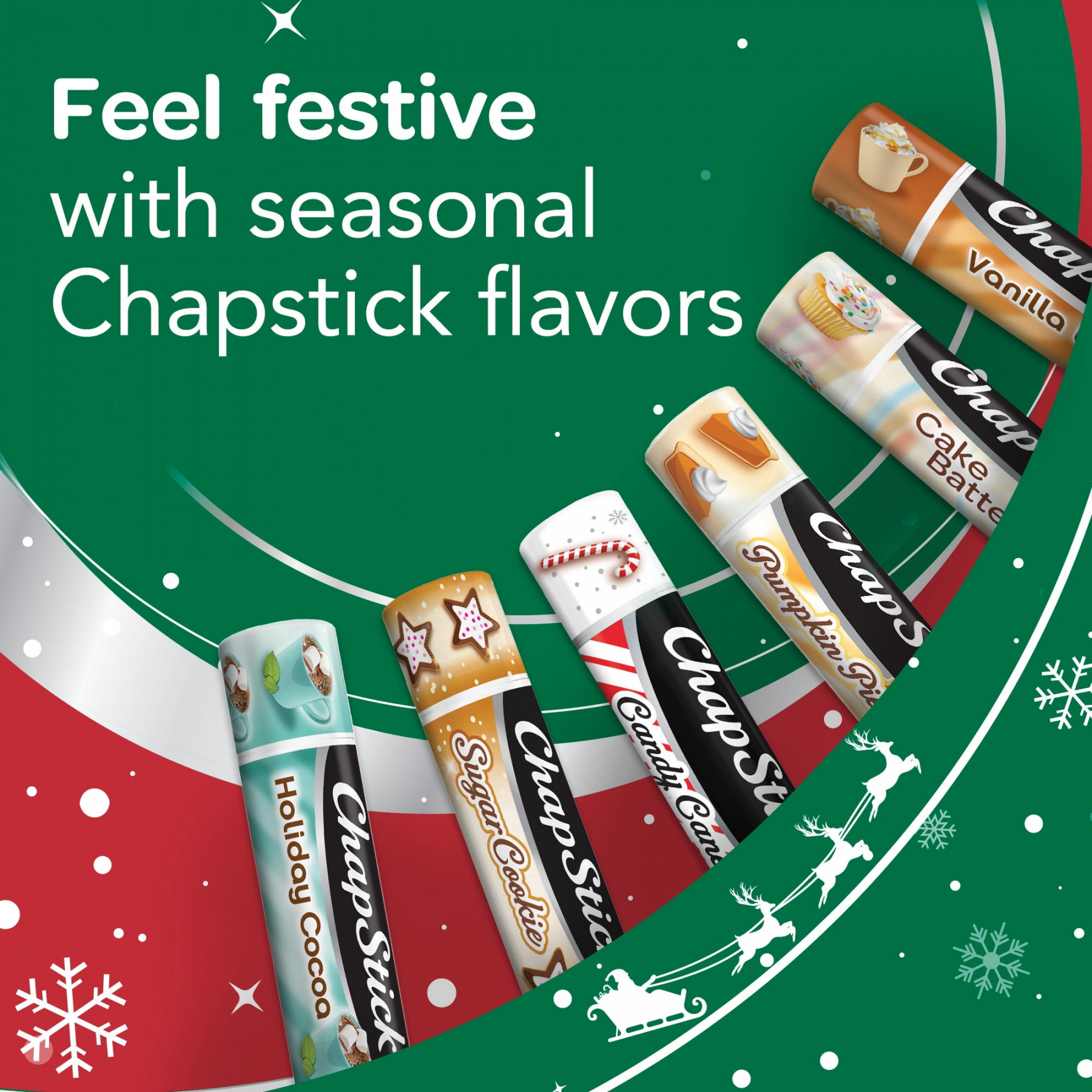 Days of ChapStick Holiday Advent Calendar Lip Balm Gift Set - Pack of