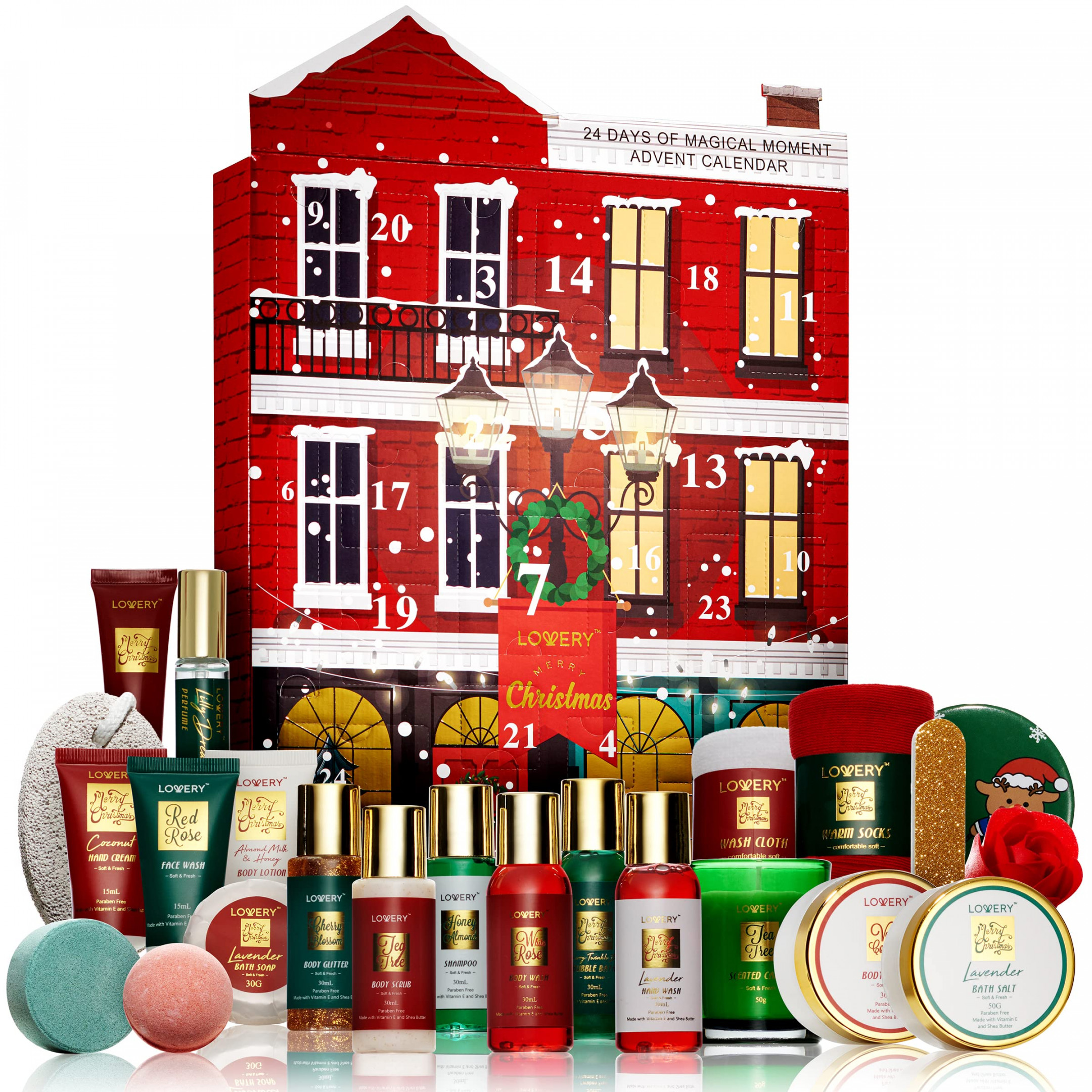 Limited Edition Advent Calendar, Christmas Advent Calendar for Adults,  Christmas Gifts forWomen & Men, Stocking Suffers Ideas, Beauty & Spa