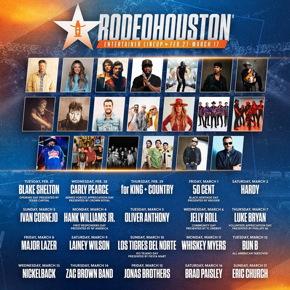 PRCA Houston Livestock Show & Rodeo Lineup for  - Your Fort